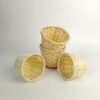 Portable bamboo basket small bamboo basket home decoration for rice stickers snacks candy bamboo basket rattan mini bamboo basket