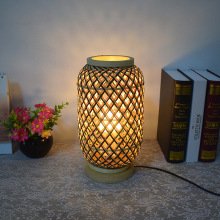 O1CN017o9FSG29qYQalXurd_!!982378119-0-cib.jpg_b Handmade two-color bamboo woven new Chinese antique lamp bedroom desk bedside table lamp lighting fixture reading table lamp