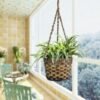O1CN01BiaxYs29qYSMpTDRN_!!982378119-0-cib.jpg_b Handmade bamboo woven jacquard basket Retro style home hanging basket