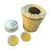 Bamboo tea basket round bamboo basket with lid gift basket