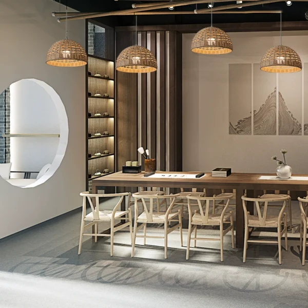 O1CN01Rh82ZO29qYRHW3hka_!!982378119-0-cib.jpg_ Light luxury lighting living room study tea room restaurant rattan chandelier lamp shade bar simple creative decorative lamp