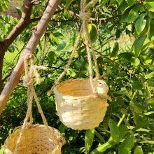 O1CN01W9IqdR29qYLsGYJCx_!!982378119-0-cib.jpg_b Woven hand basket, flower arrangement basket, fruit storage basket, pastoral style home hanging basket