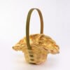 Mini bamboo woven extra small hand basket, pure handmade dried flower universal storage basket