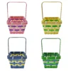 O1CN01hEyQso29qYSaEpr61_!!982378119-0-cib.jpg_ Easter flower basket series hand-woven activity basket colorful hand basket