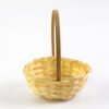 Mini bamboo woven extra small hand basket, pure handmade dried flower universal storage basket