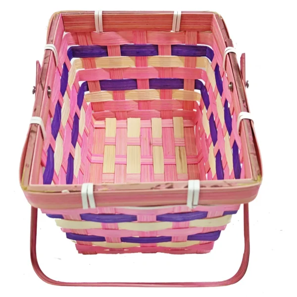 O1CN01nKGpIC29qYSTFCidL_!!982378119-0-cib.jpg_ Easter flower basket series hand-woven activity basket colorful hand basket